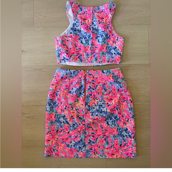 Lilly Pulitzer Mallika Crop top set NWT - Picture 3 of 5